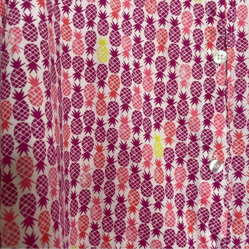 Catherines Pineapple Pattern Button Down Women's … - image 4